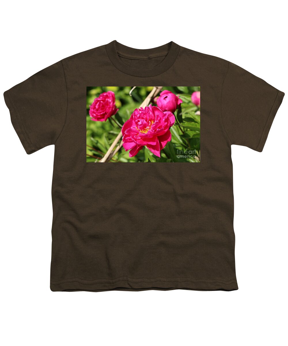 Blossom Youth T-Shirt featuring the photograph Peony by Amanda Mohler