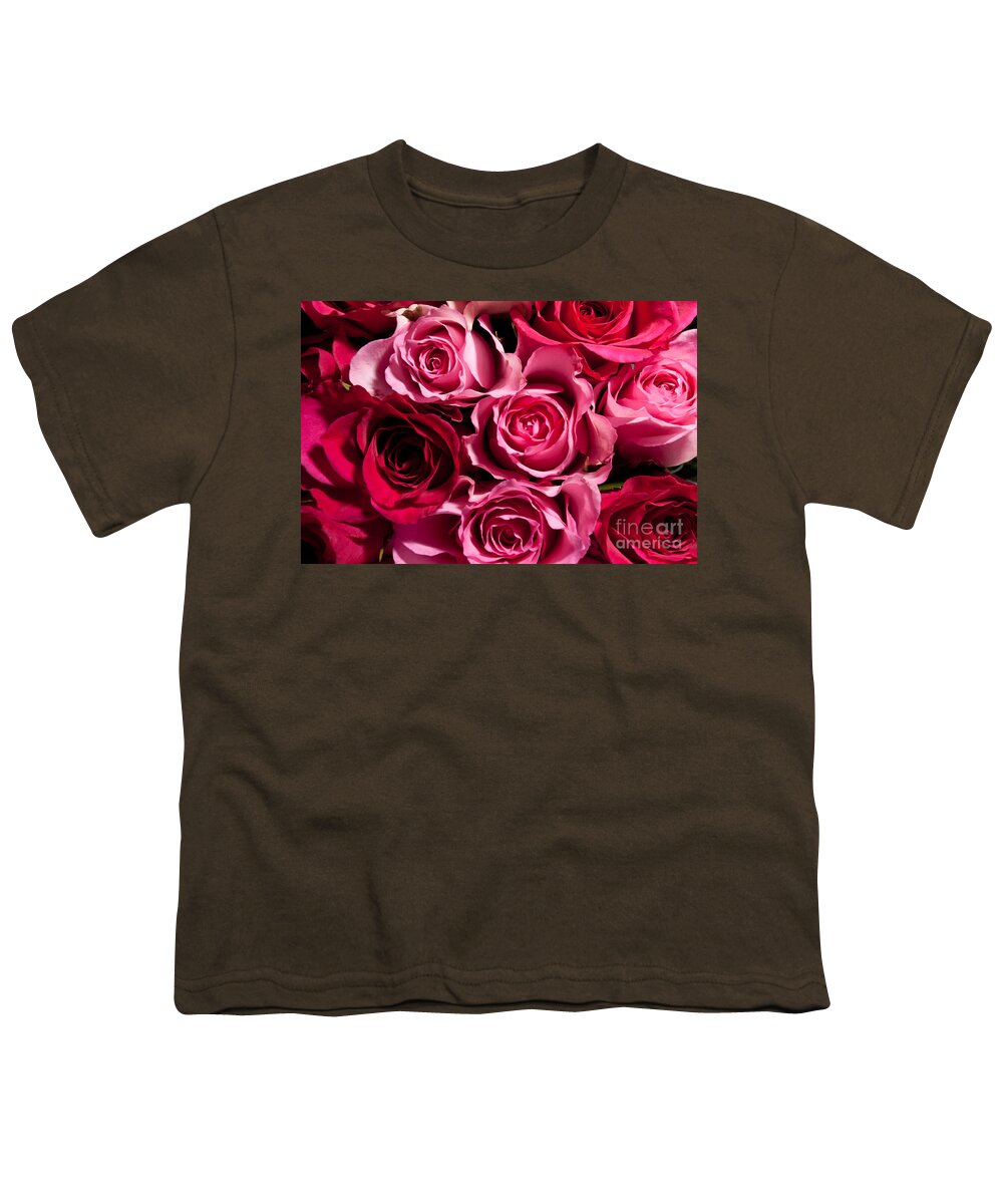 Flowers Youth T-Shirt featuring the photograph Roses by Matt Malloy