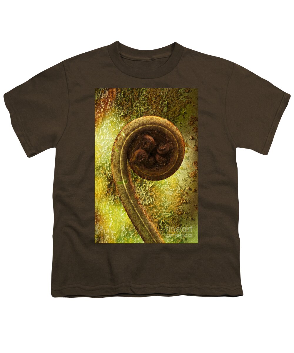 Plant Youth T-Shirt featuring the photograph Rust and Fern by Heiko Koehrer-Wagner