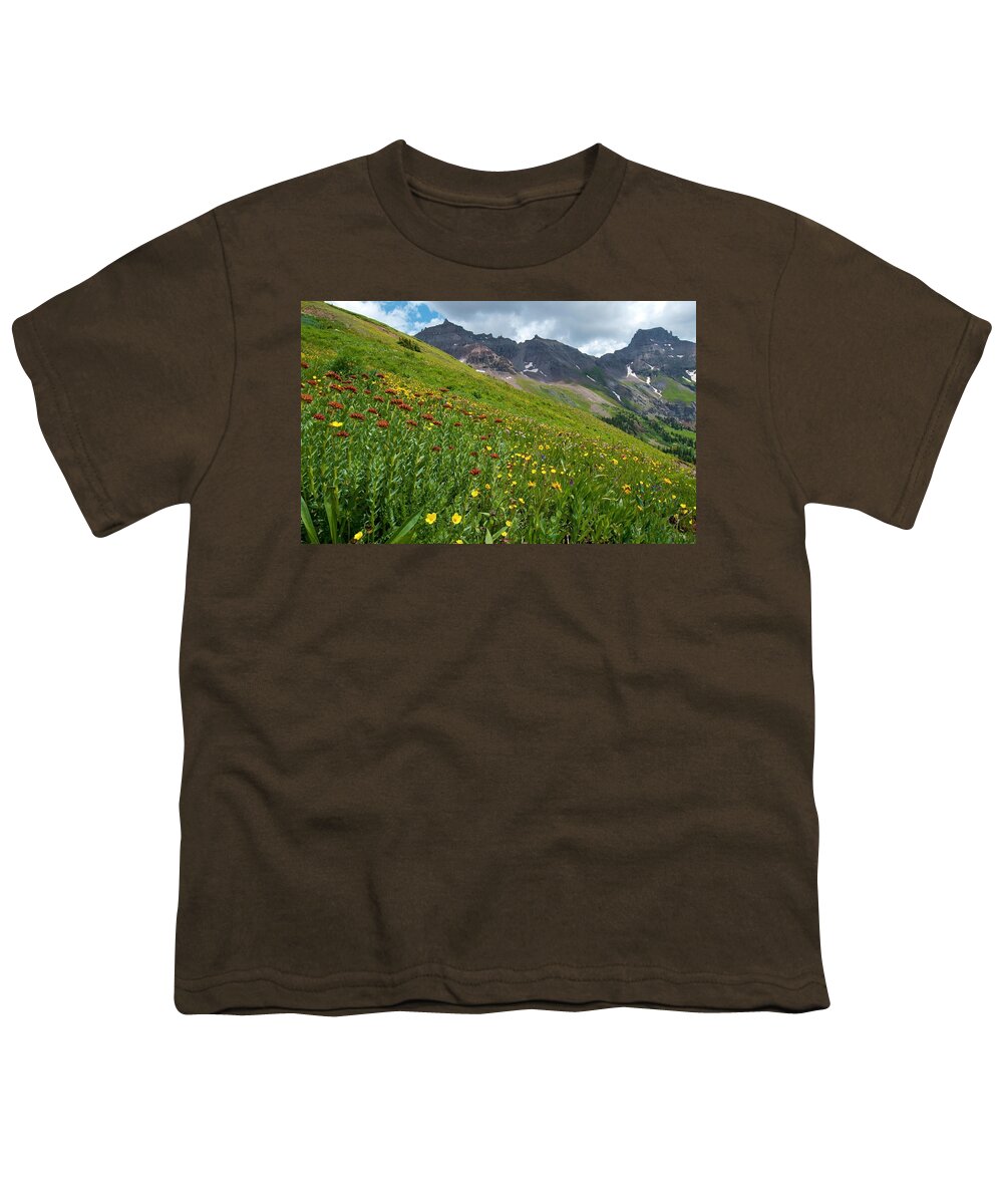 Landscape Youth T-Shirt featuring the photograph San Juans Summer by Cascade Colors