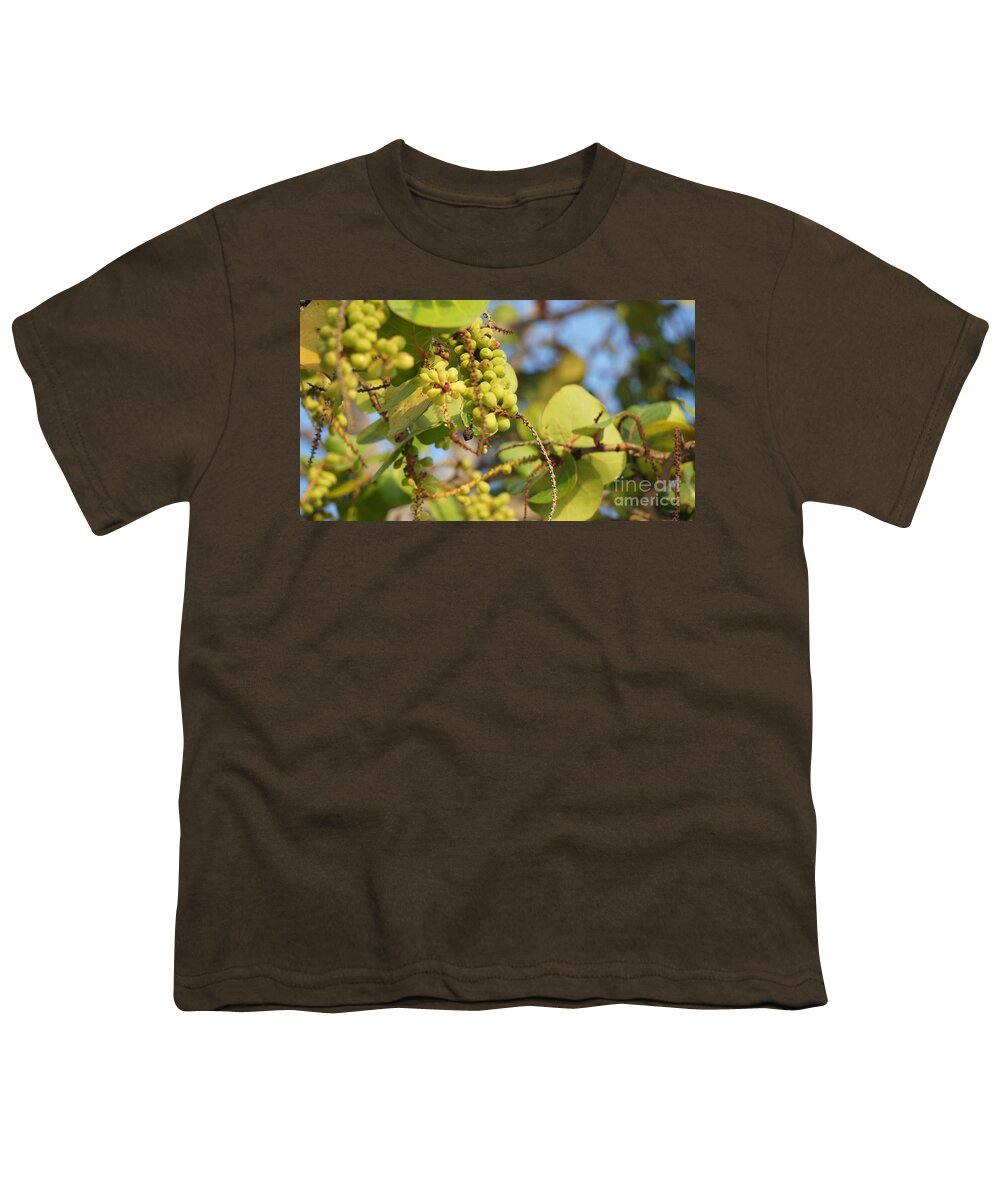 Sea Grapes Youth T-Shirt featuring the photograph Sea Grapes by Lilliana Mendez