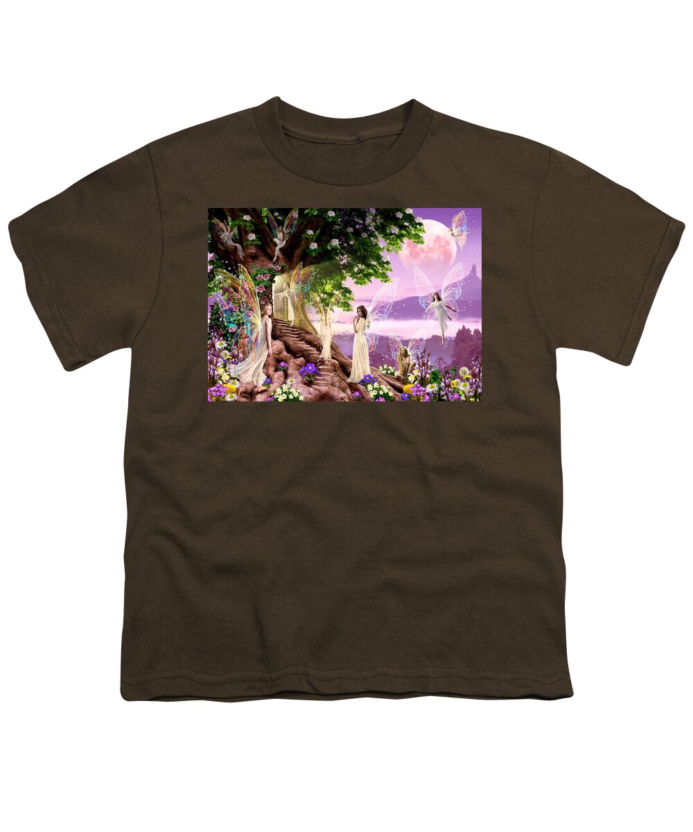 Fairy Youth T-Shirt featuring the photograph Secret Door by MGL Meiklejohn Graphics Licensing