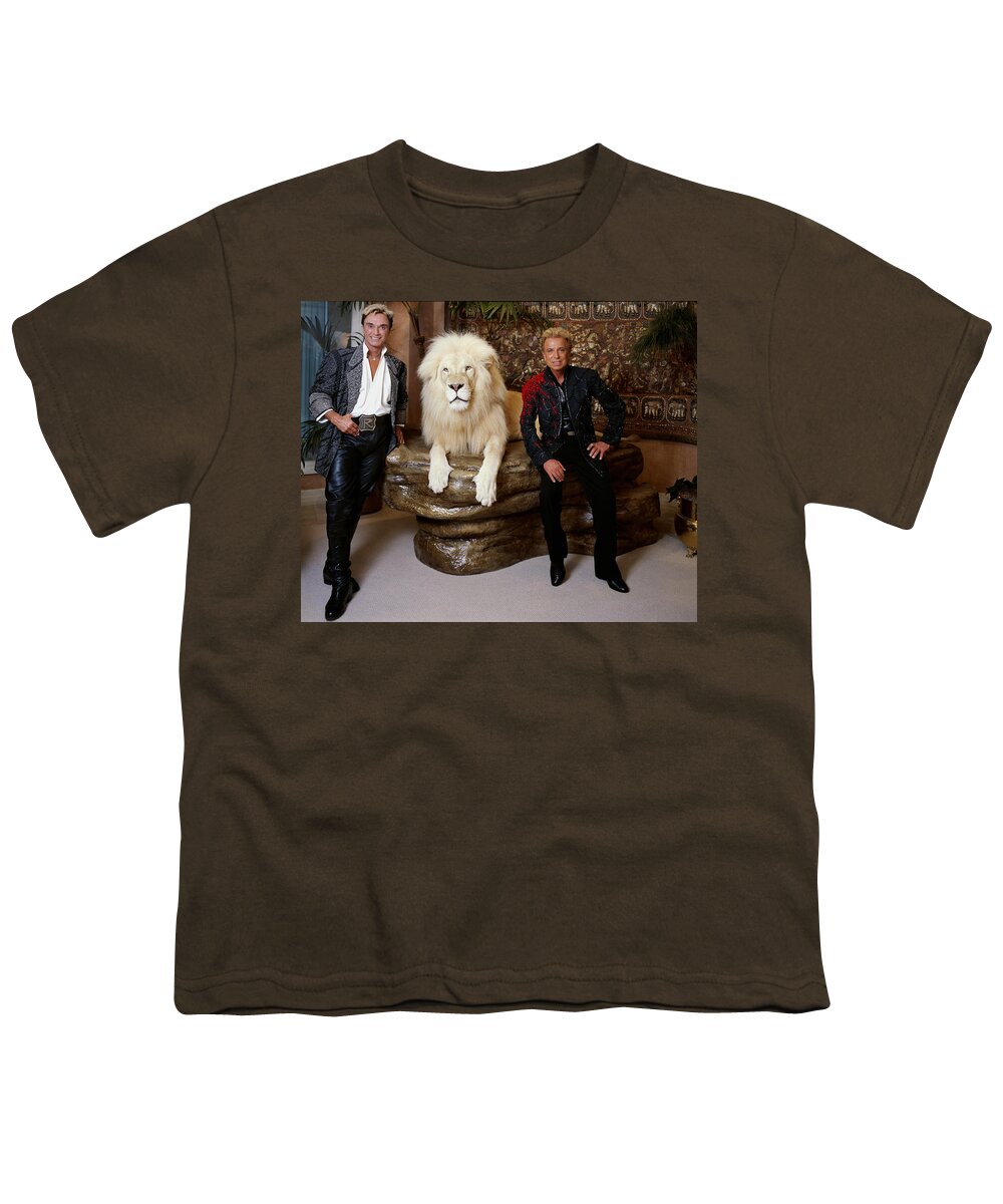 Siegfried And Roy Youth T-Shirt featuring the photograph Siegfried and Roy #1 by Mountain Dreams