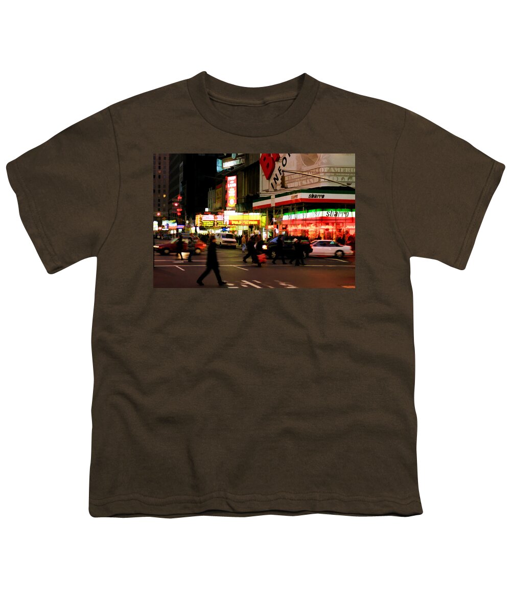 Nyc Youth T-Shirt featuring the photograph Speed by Joann Vitali
