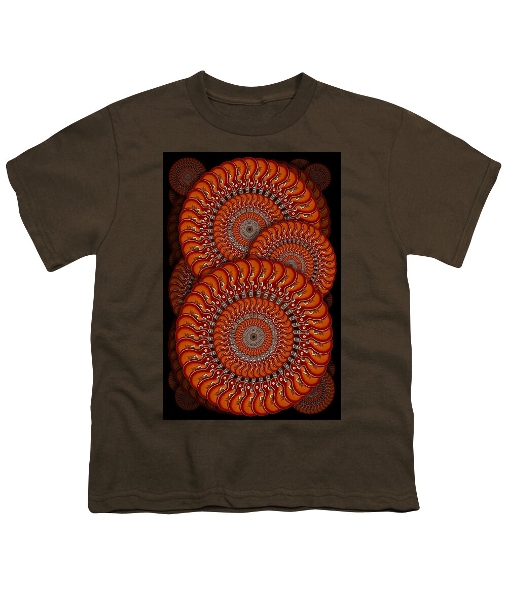 Abstract Guitars Youth T-Shirt featuring the photograph Spinning Guitars by Mike McGlothlen