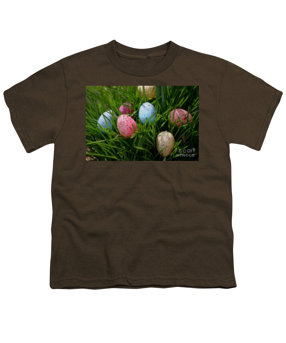 Eggs Youth T-Shirt featuring the photograph Spring Eggs by Living Color Photography Lorraine Lynch