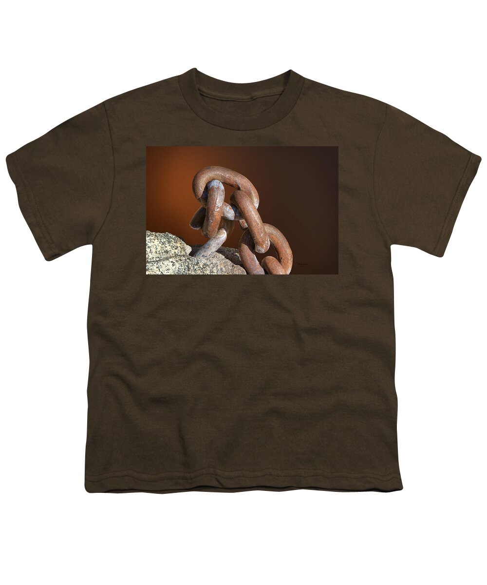 Links Youth T-Shirt featuring the photograph Strong Links by Phyllis Denton