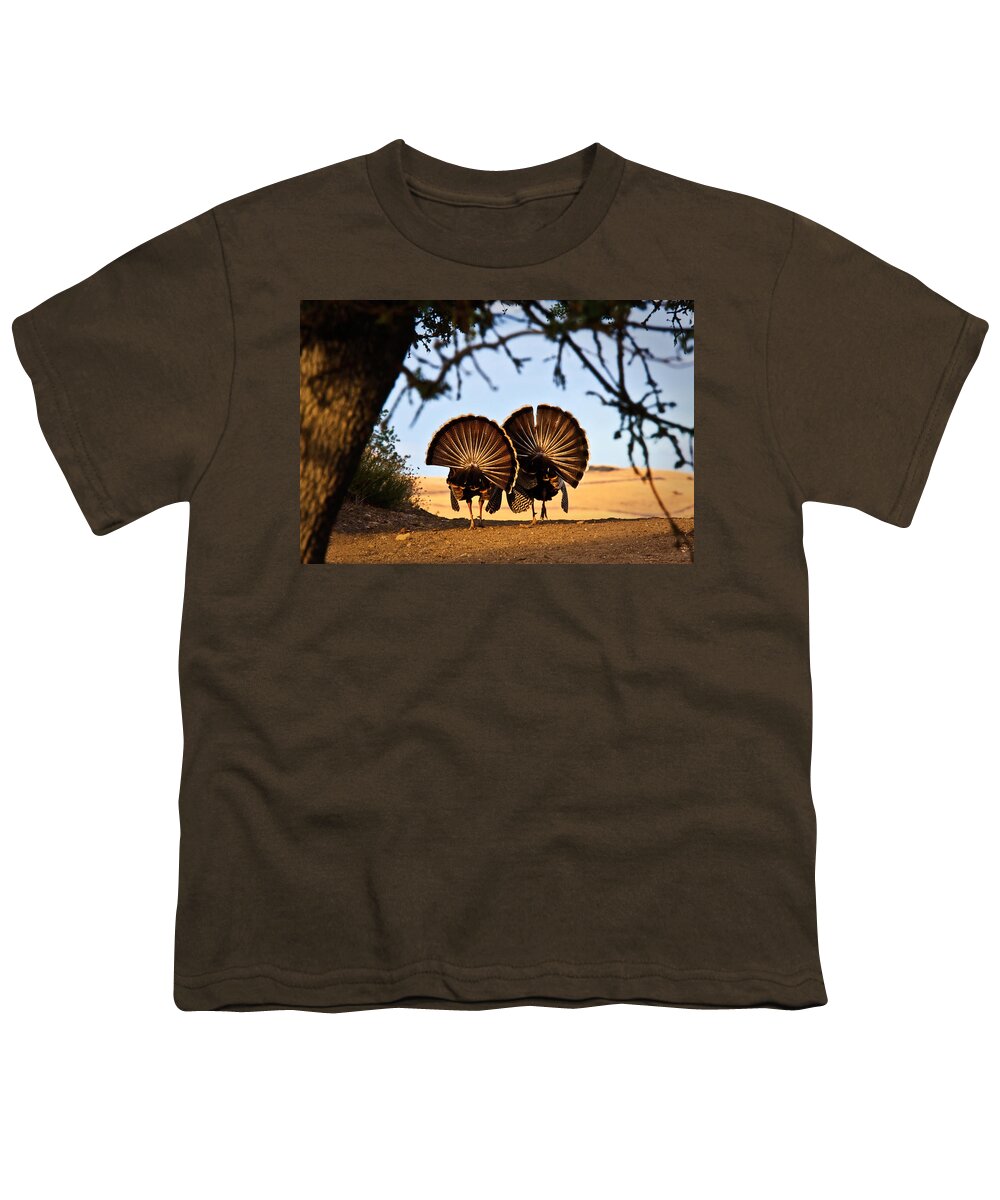 Male Youth T-Shirt featuring the photograph Strutten Their Stuff by Beth Sargent