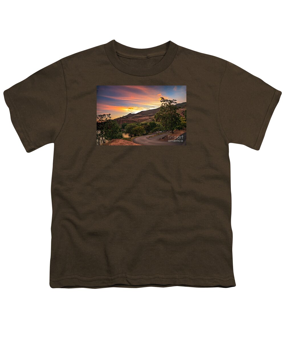 Hells Canyon Youth T-Shirt featuring the photograph Sunrise At Woodhead Park by Robert Bales