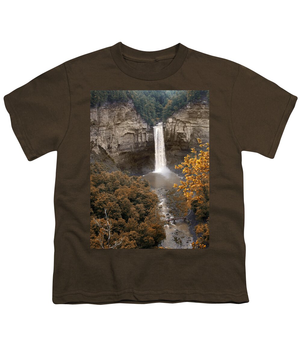 Landscape Youth T-Shirt featuring the photograph Taughannock Falls Park by Jessica Jenney