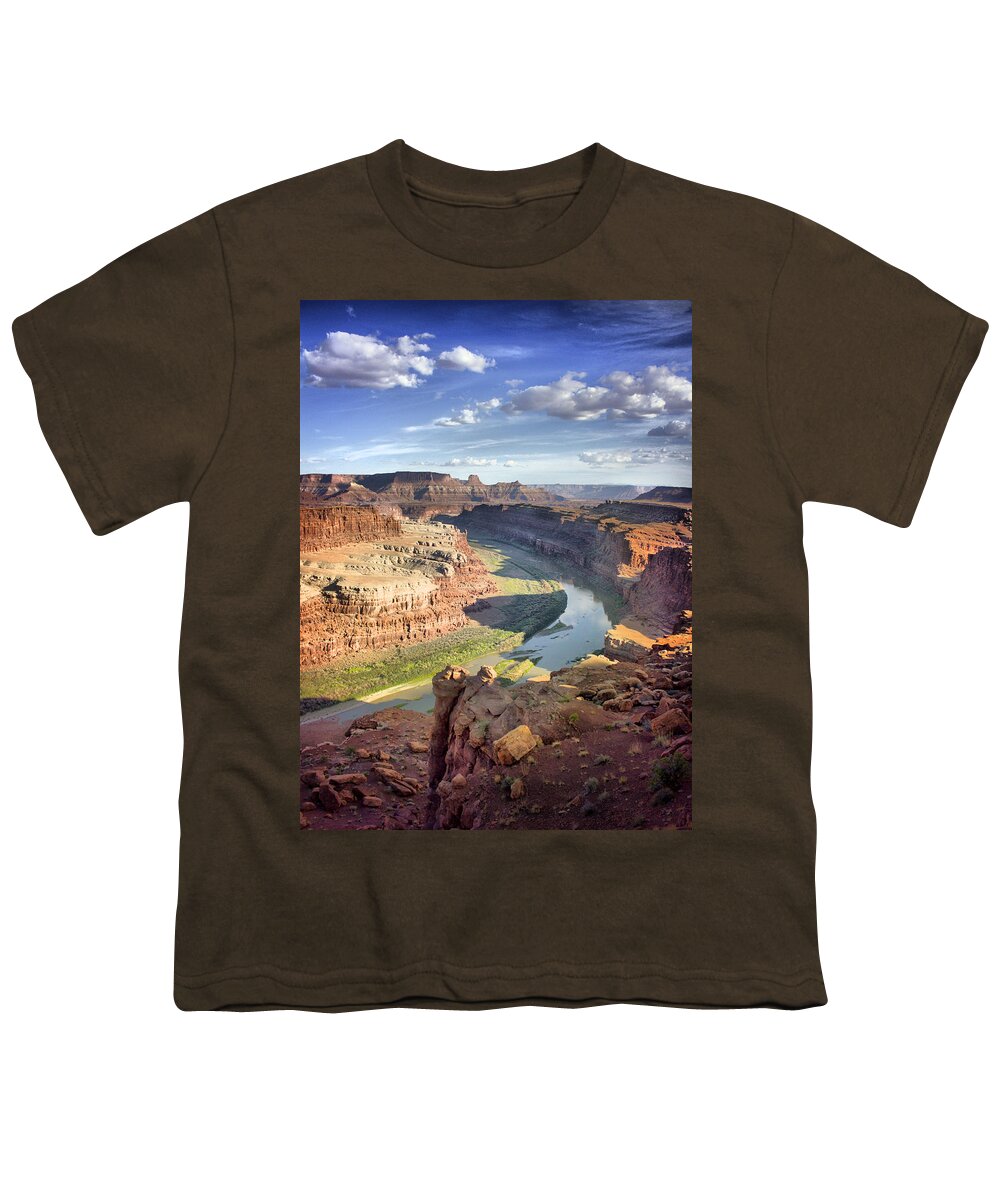 National Park Youth T-Shirt featuring the photograph The Colors of Canyonlands by Ellen Heaverlo