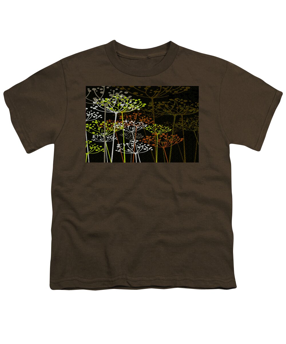 Fred Mefeely Rogers Youth T-Shirt featuring the mixed media The Garden Of Your Mind 2 by Angelina Tamez