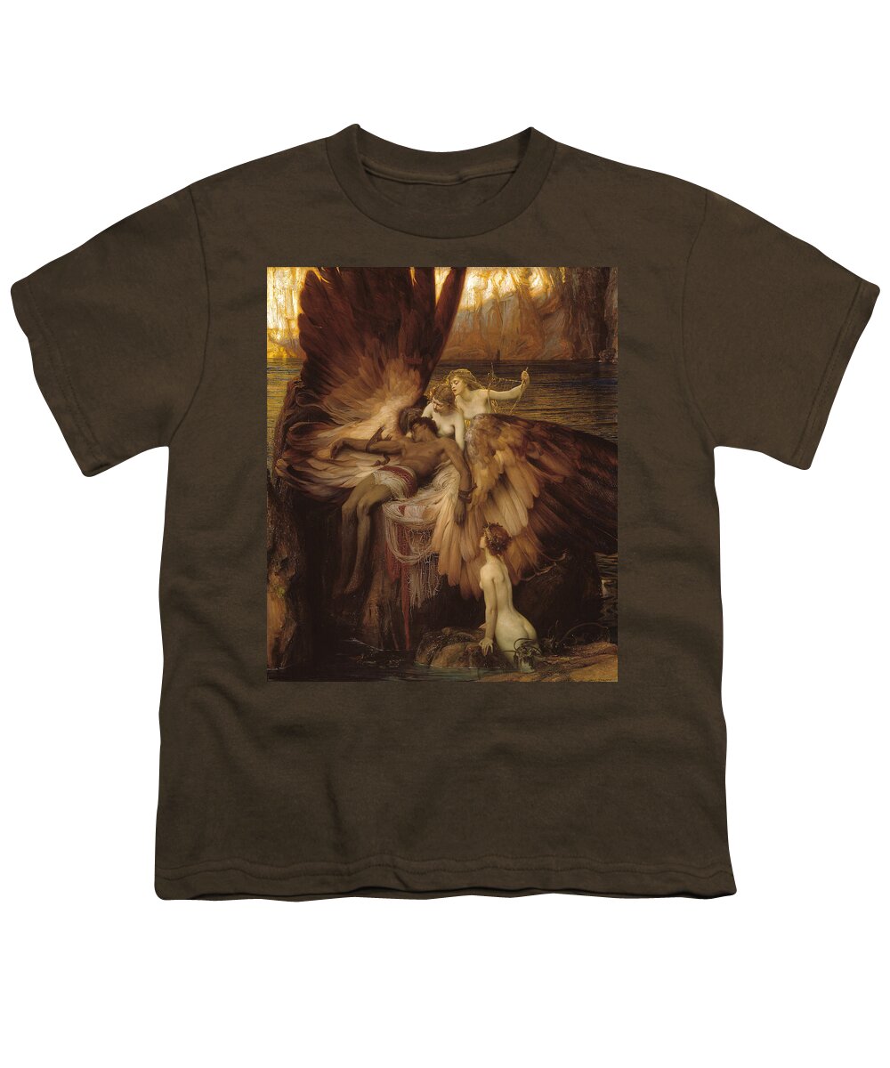 Herbert James Draper Youth T-Shirt featuring the painting The Lament for Icarus by Herbert James Draper