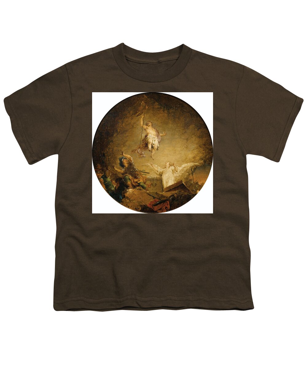 Januarius Zick Youth T-Shirt featuring the painting The Resurrection by Januarius Zick