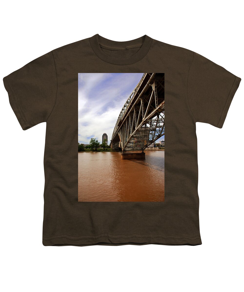 Shreveport Youth T-Shirt featuring the photograph They don't call it Red River for nothing by Max Mullins