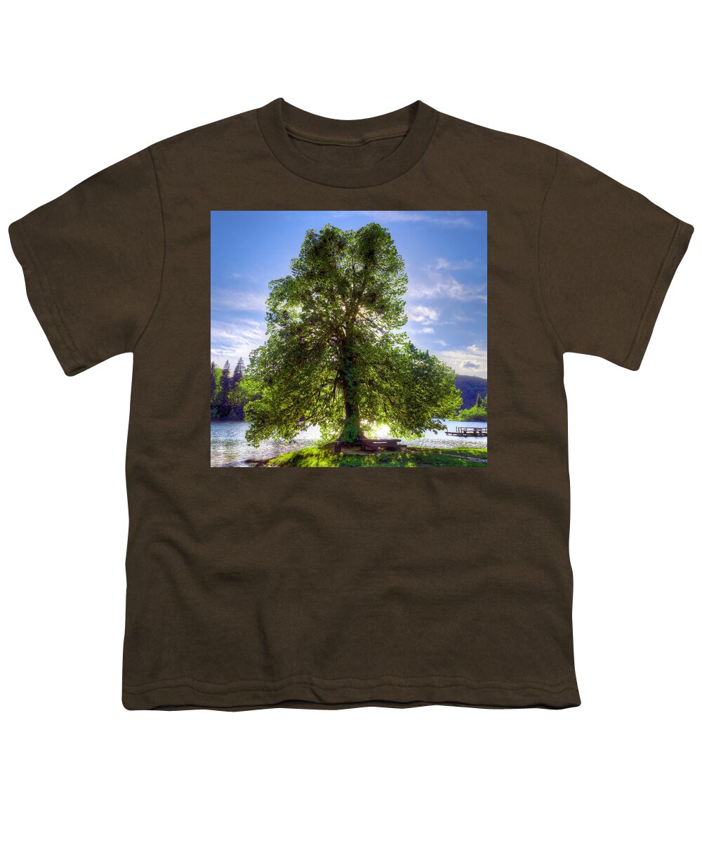Autumn Youth T-Shirt featuring the photograph Tree by Ivan Slosar