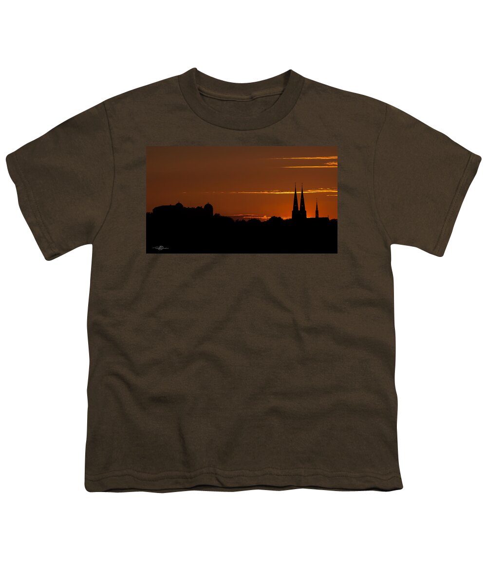 Uppsala Skyline Youth T-Shirt featuring the photograph Uppsala Skyline by Torbjorn Swenelius