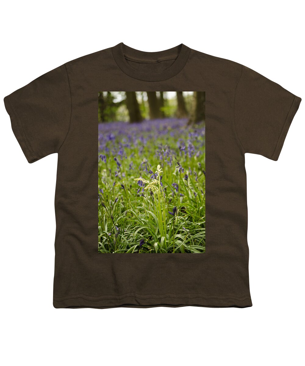Forest Youth T-Shirt featuring the photograph White amongst the Blue by Spikey Mouse Photography