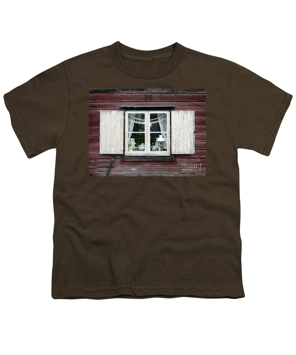 Window Youth T-Shirt featuring the photograph Window color by Elaine Berger