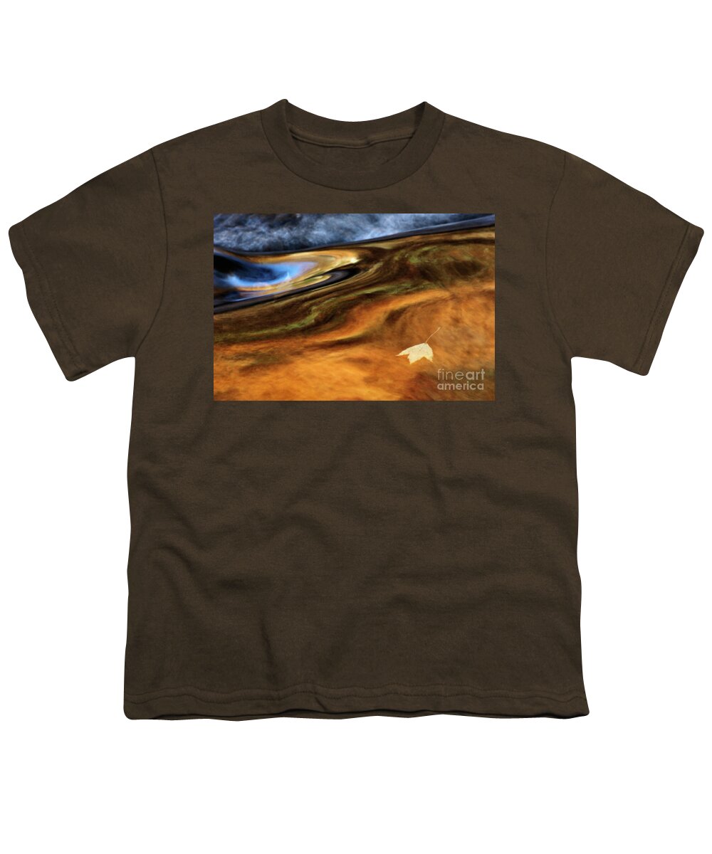 Abstract Youth T-Shirt featuring the photograph Autumn - D004549 by Daniel Dempster