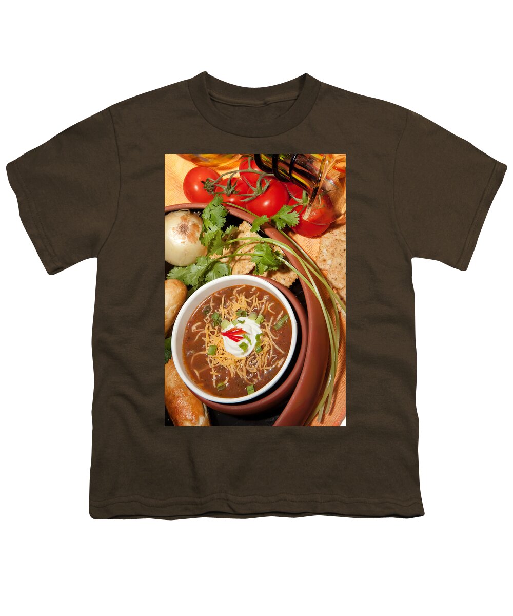 Food Youth T-Shirt featuring the photograph Autumn Chili by KG Thienemann