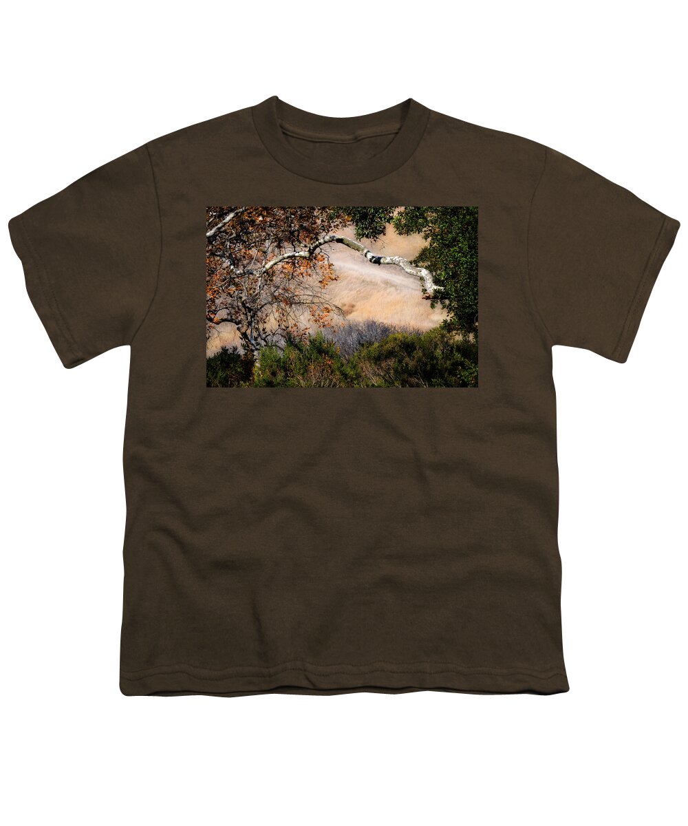 Del Valle Youth T-Shirt featuring the photograph By the Bridge by Karen W Meyer