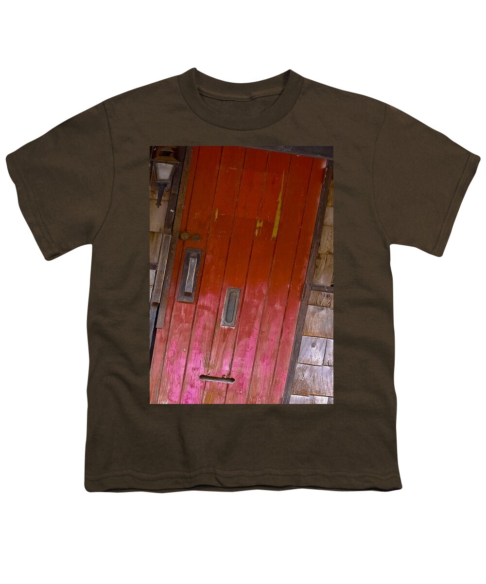 Door Youth T-Shirt featuring the photograph From The Alley by DigiArt Diaries by Vicky B Fuller