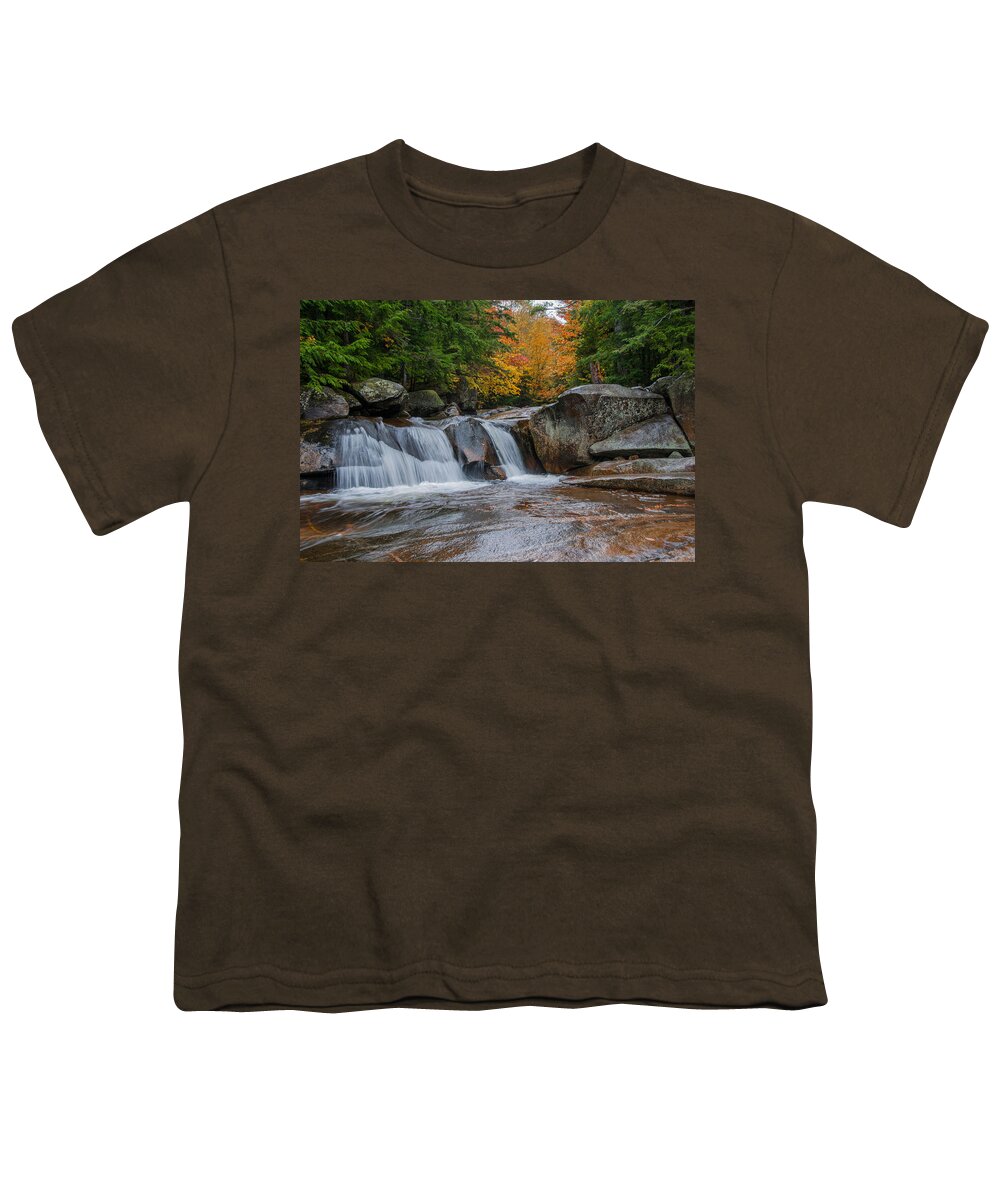 Grafton Notch Maine Youth T-Shirt featuring the photograph Grafton Notch by Guy Whiteley