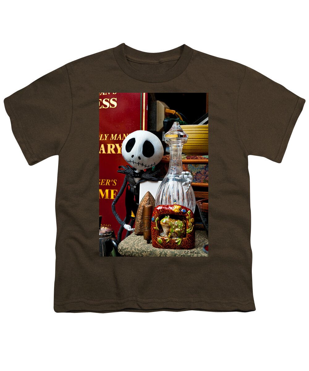 Toy Youth T-Shirt featuring the photograph Jack Amongst the Bric-A-Brac by Christopher Holmes
