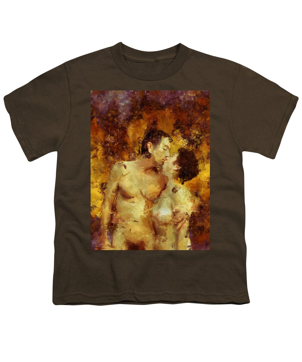 Kiss Youth T-Shirt featuring the photograph Kiss Me Again by Kurt Van Wagner
