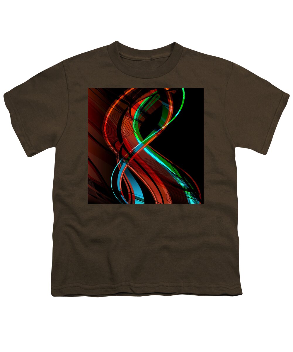 Make Youth T-Shirt featuring the digital art Making Music 1 by Angelina Tamez