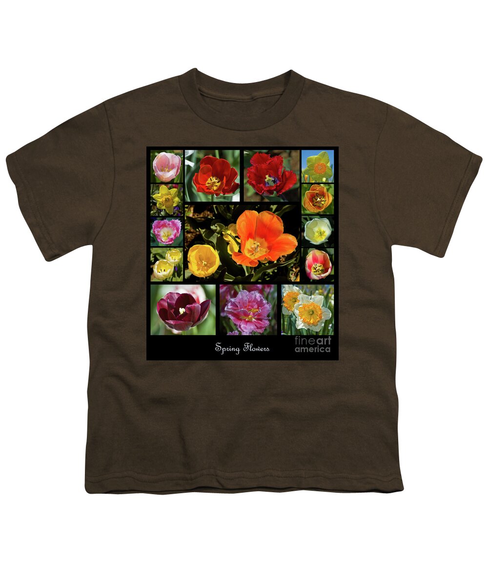 Tulips Youth T-Shirt featuring the photograph Spring Flowers 1 by Tim Mulina
