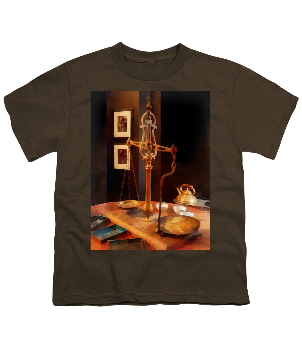 Tea Scale Youth T-Shirt featuring the photograph Tea Scale by Susan Savad