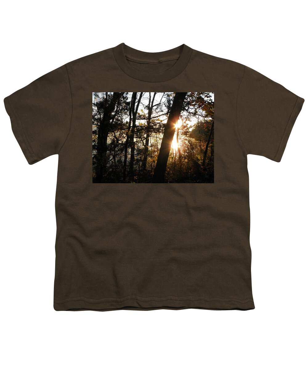 Trees Youth T-Shirt featuring the photograph Thru The Trees by Kim Galluzzo Wozniak
