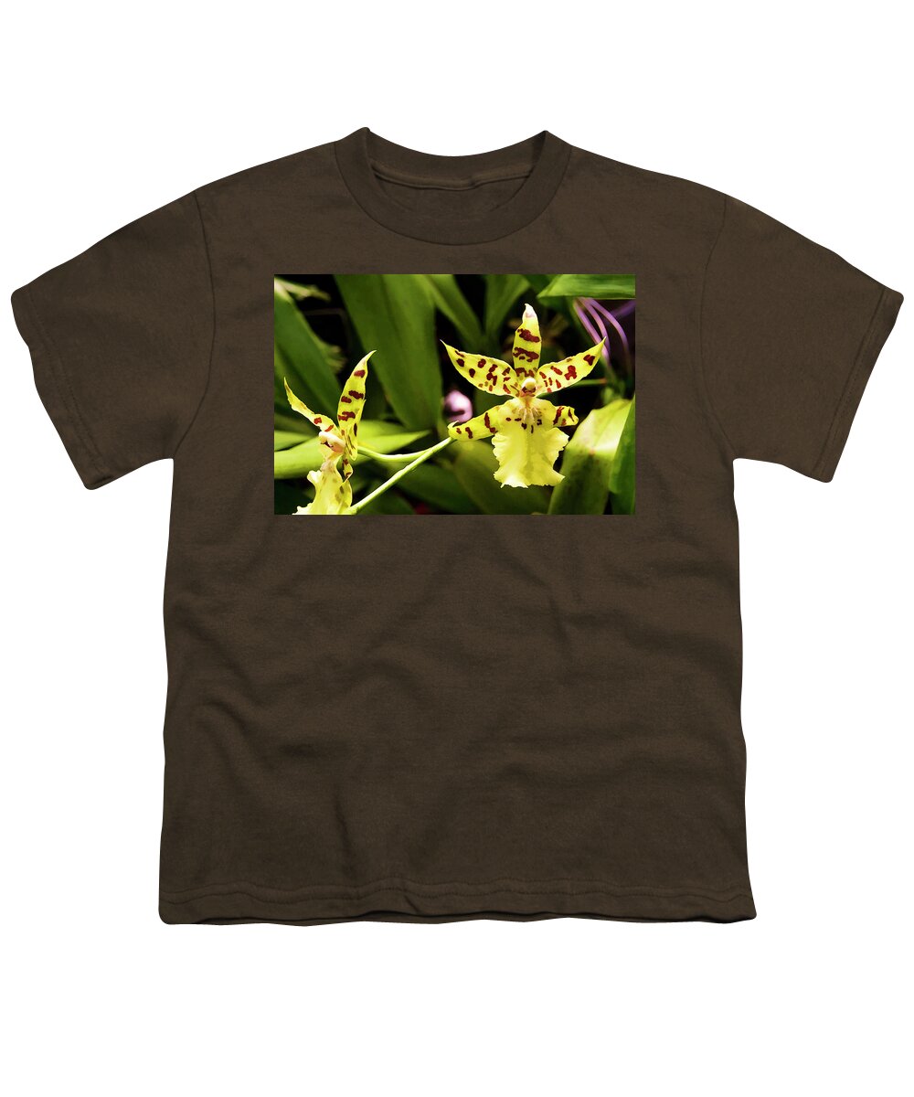 Orchid Youth T-Shirt featuring the photograph Orchids #1 by Ricky Barnard