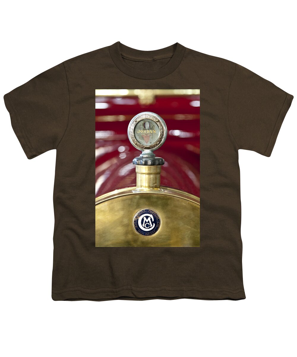 Jordan Motor Car Youth T-Shirt featuring the photograph 1913 Chalmers Model 18 Jordan Motometer by Jill Reger