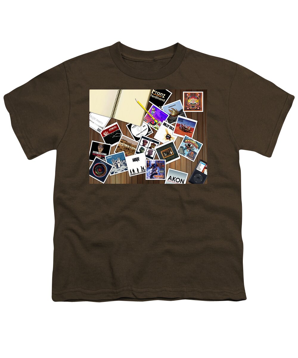 Artistic Youth T-Shirt featuring the digital art Artistic #20 by Super Lovely