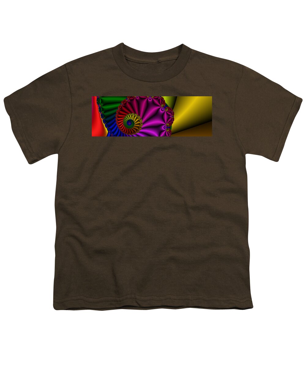 Bunte Farben Youth T-Shirt featuring the digital art 3X1 Abstract 902 by Rolf Bertram
