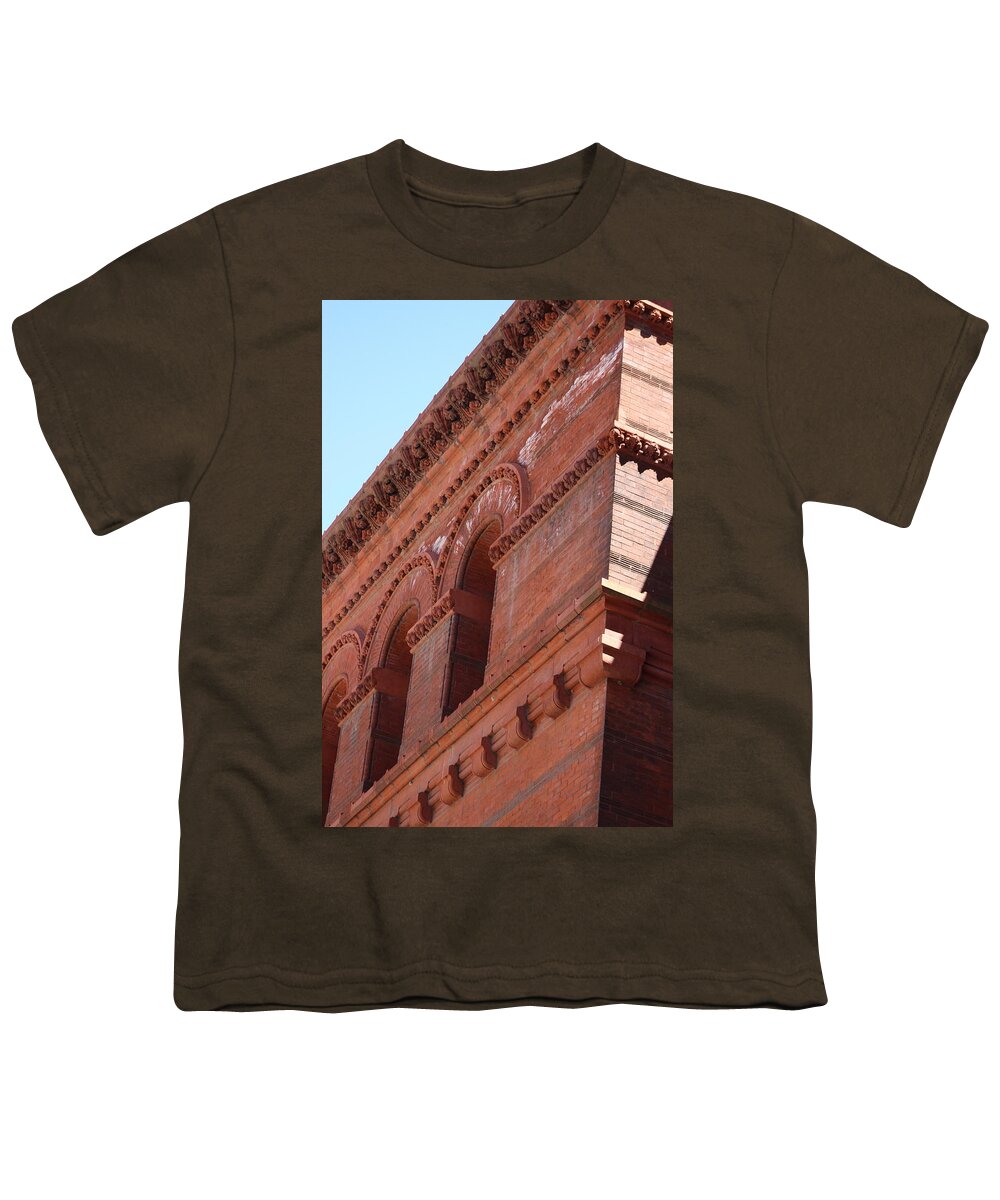 Dearborn Station Youth T-Shirt featuring the photograph Angled View of Dearborn Station Chicago by Colleen Cornelius