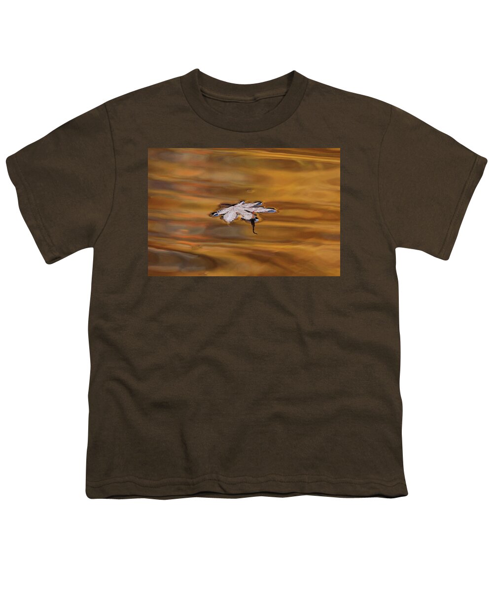 Autumn Youth T-Shirt featuring the photograph Autumn Drift by Debbie Oppermann