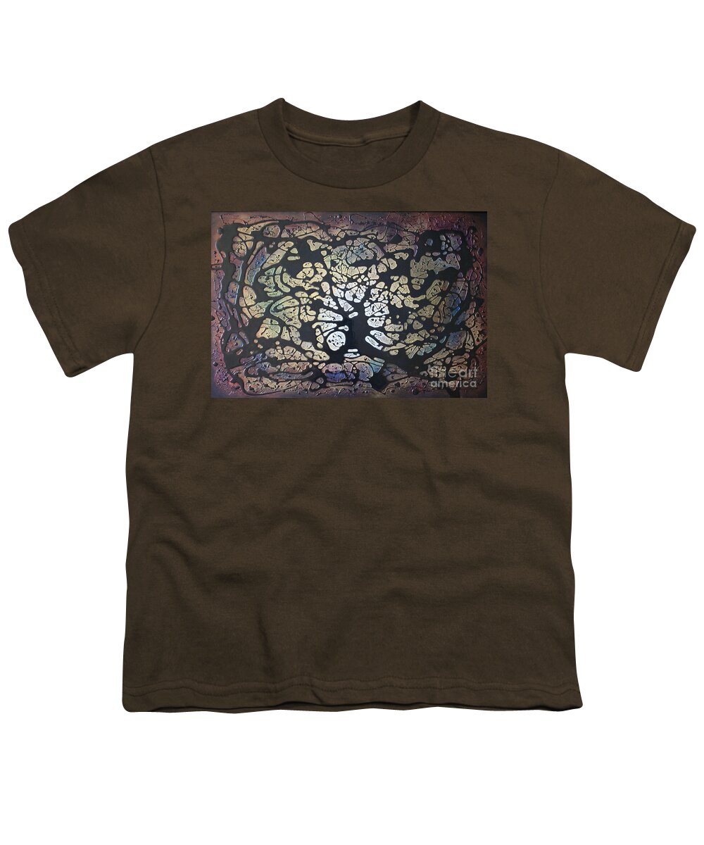 Painting Youth T-Shirt featuring the painting Beyond the Cobwebs by Daniela Easter
