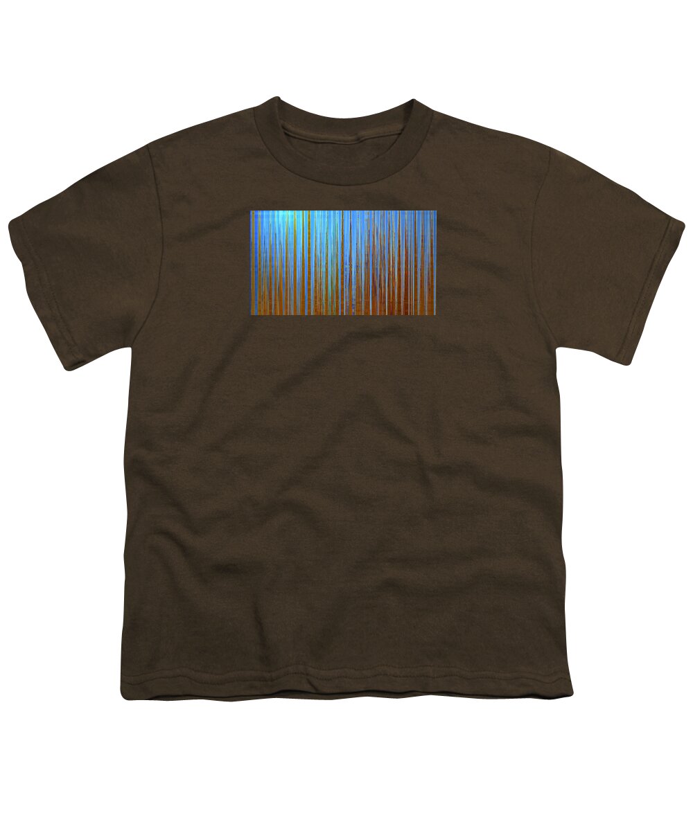 Abstract Youth T-Shirt featuring the digital art Beyond the Veil by Gina Harrison