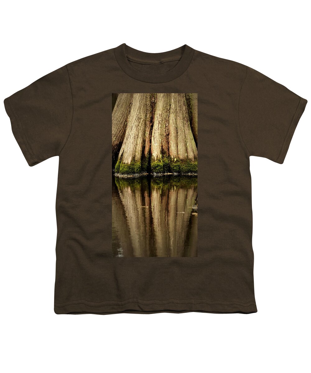 Reflections Youth T-Shirt featuring the photograph Big Cypress Reflection Color by Nadalyn Larsen