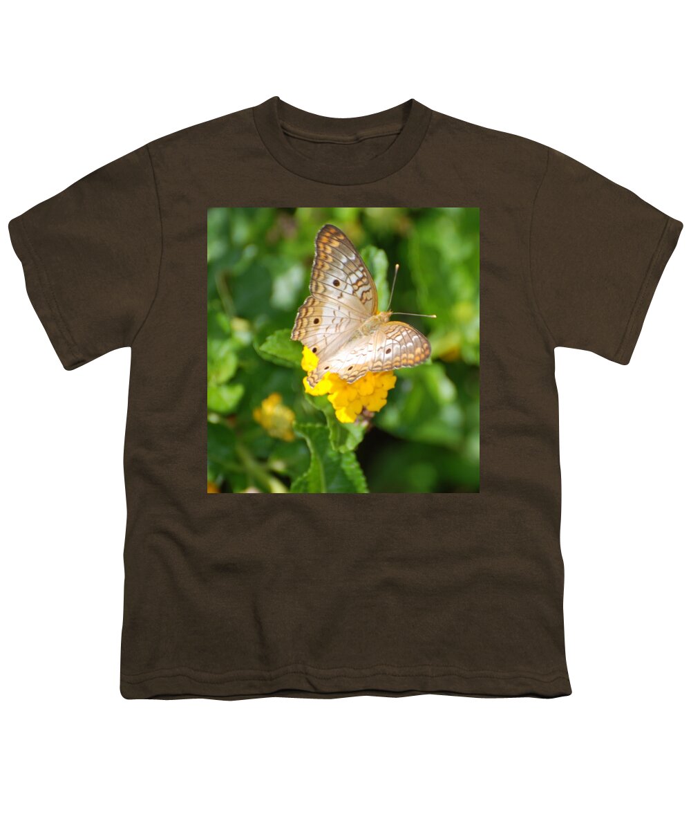 Butterfly Youth T-Shirt featuring the photograph Butterflywith Dots by Rob Hans