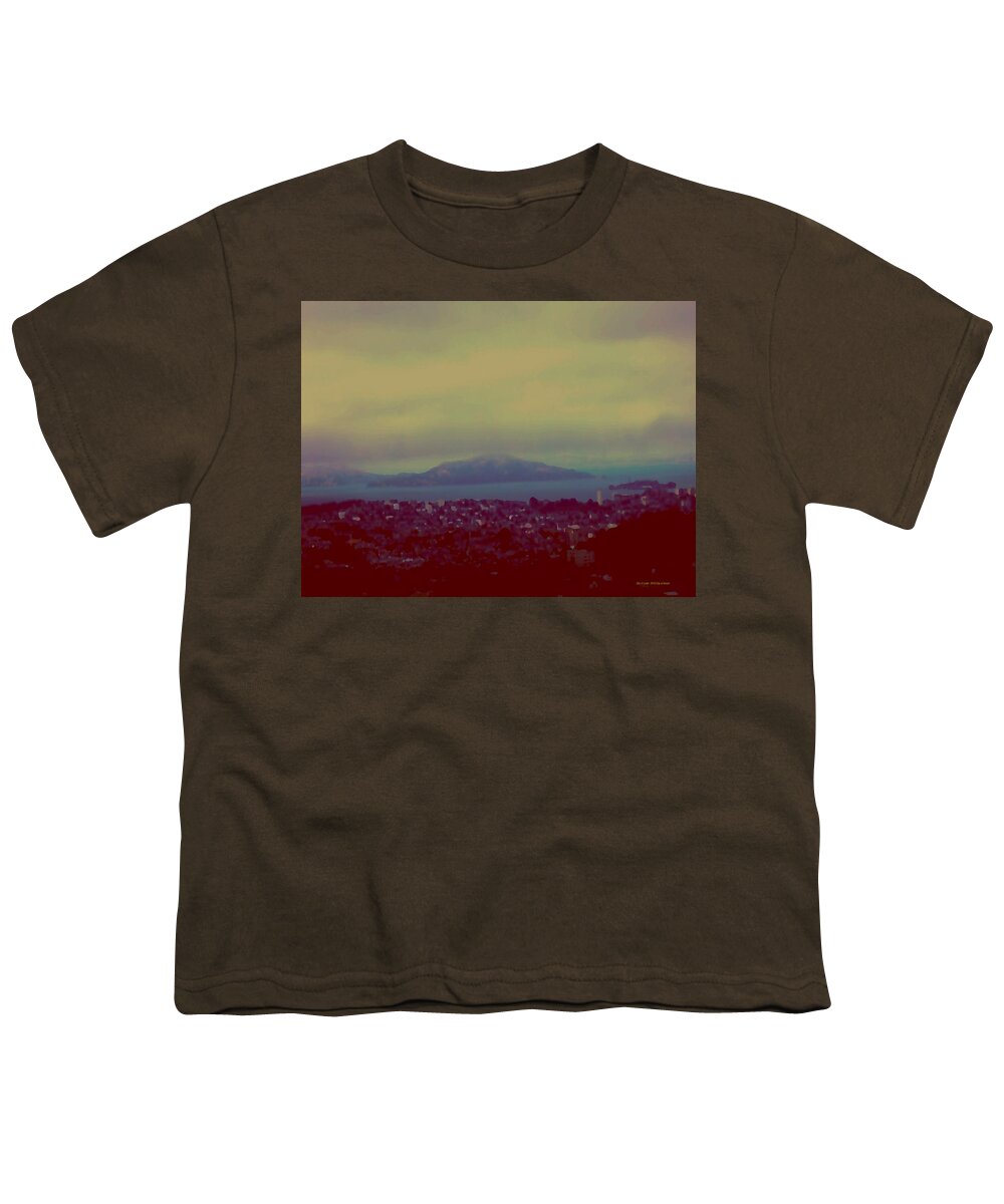 City Youth T-Shirt featuring the digital art City of dream by Dr Loifer Vladimir