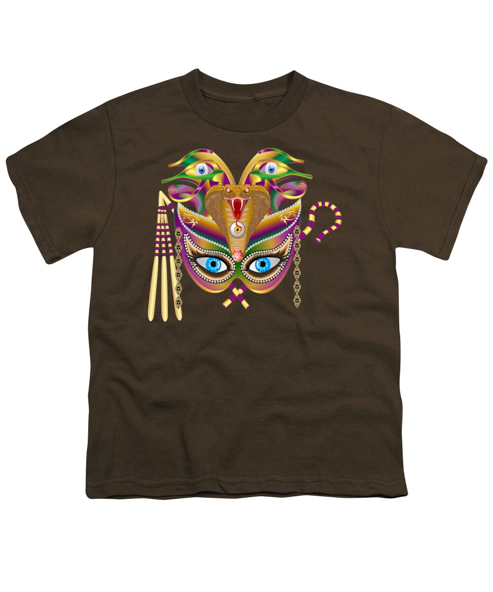 Sensual Youth T-Shirt featuring the digital art Cleopatra VIII for ANY color products but no prints by Bill Campitelle
