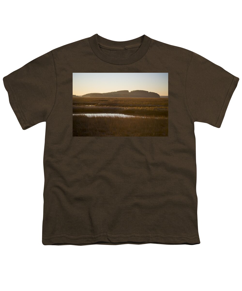 Crane Youth T-Shirt featuring the photograph Crane Reservation Sunrise Crane Beach Ipswich MA by Toby McGuire