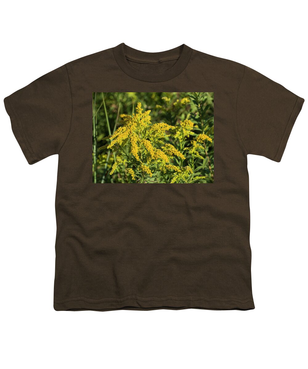Kansas Youth T-Shirt featuring the photograph DDP DJD Goldenrod on the Prairie by David Drew