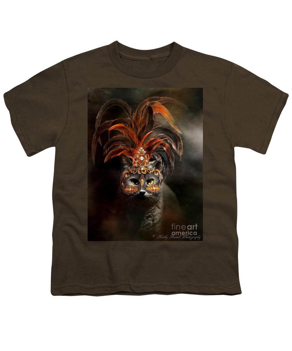 Carnival Youth T-Shirt featuring the photograph Drama Kitty by Kathy Russell