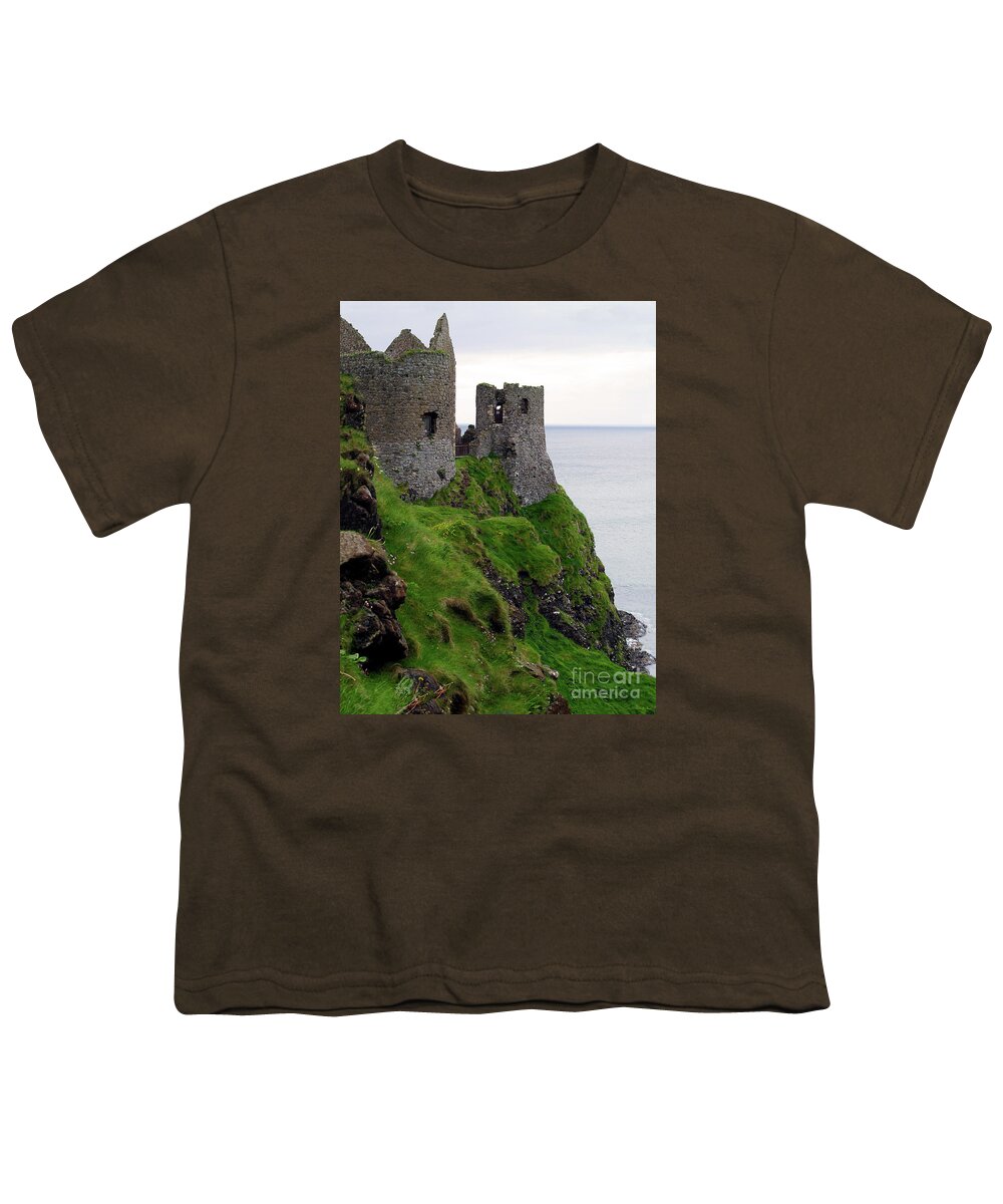 Castle Photography Youth T-Shirt featuring the photograph Dunluce Castle II by Patricia Griffin Brett